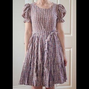 Vintage Prairie Austrian Dress